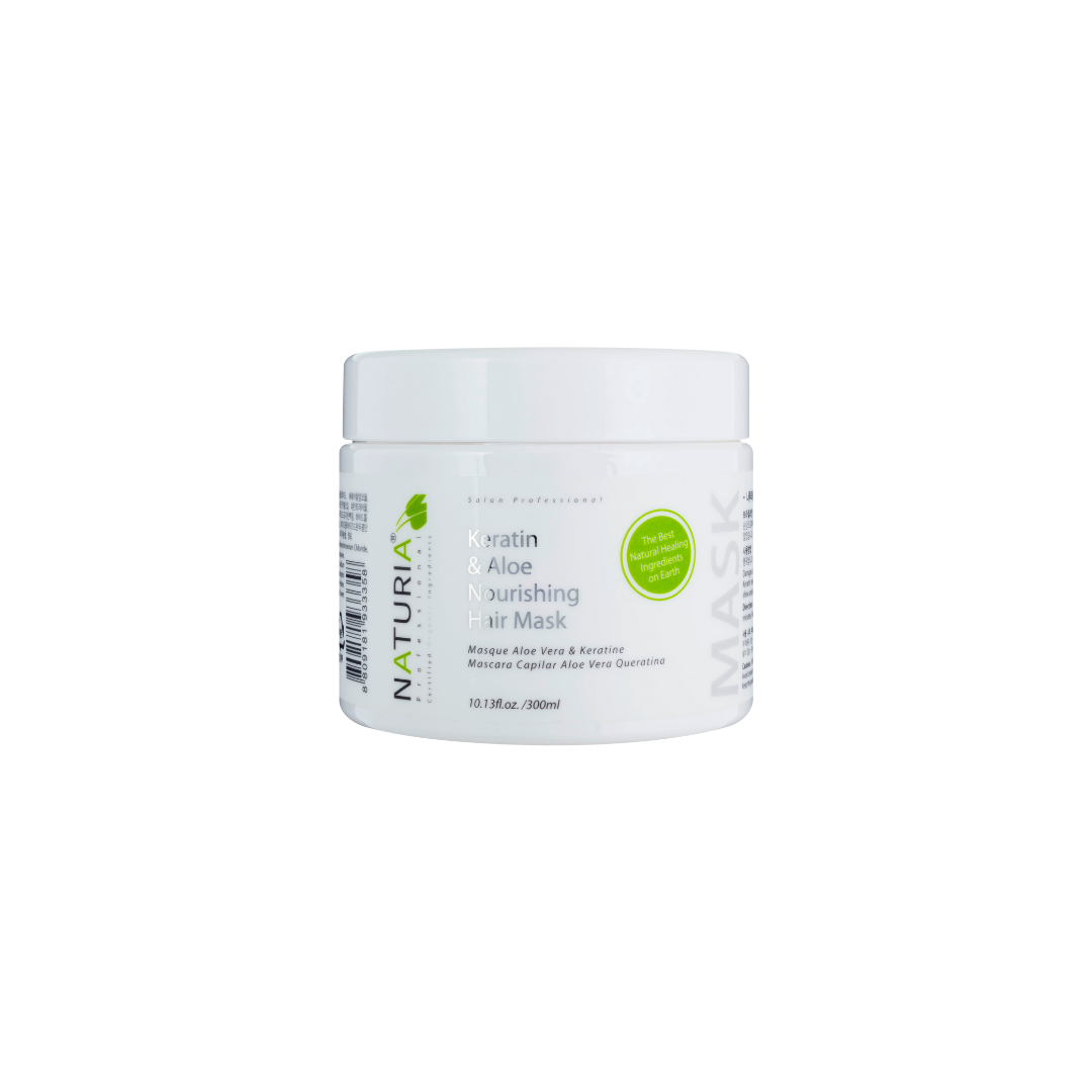 Naturia Keratin & Aloe Nourishing Hair Mask 300ml-You Are My Sunshine Hair Salon Singapore