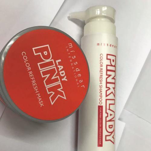 Image of MISSDEAR Hair Mask Lady Pink Color 300ml-Leekaja Beauty Salon | Best Hair Salon Singapore